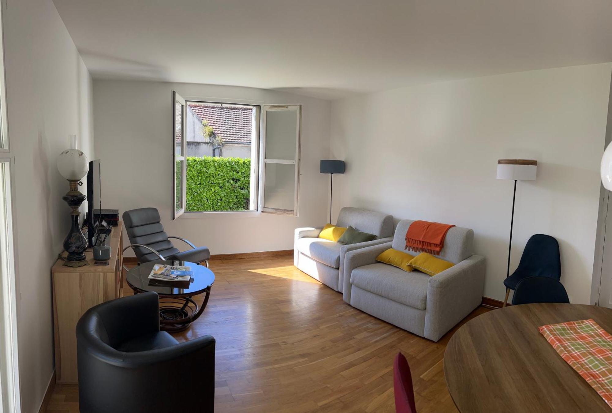 Appartement Standing Avec Jardin, 4 Personnes, Strategiquement Situe マント・ラ・ジョリー エクステリア 写真