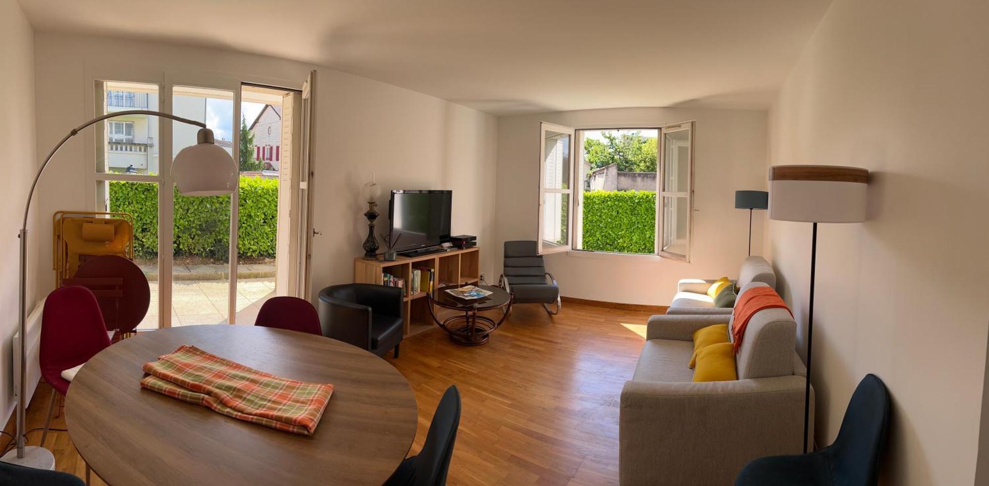 Appartement Standing Avec Jardin, 4 Personnes, Strategiquement Situe マント・ラ・ジョリー エクステリア 写真