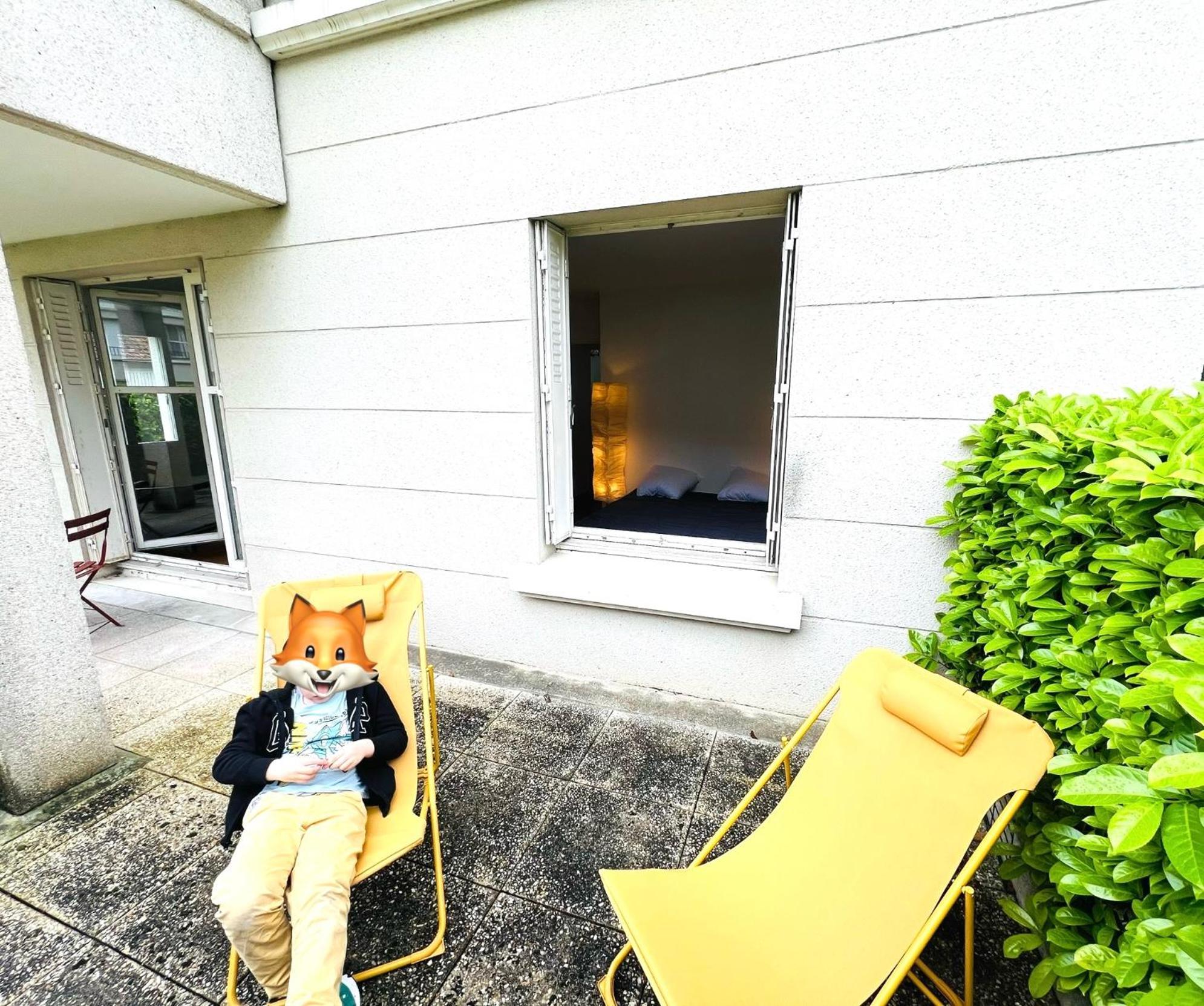 Appartement Standing Avec Jardin, 4 Personnes, Strategiquement Situe マント・ラ・ジョリー エクステリア 写真